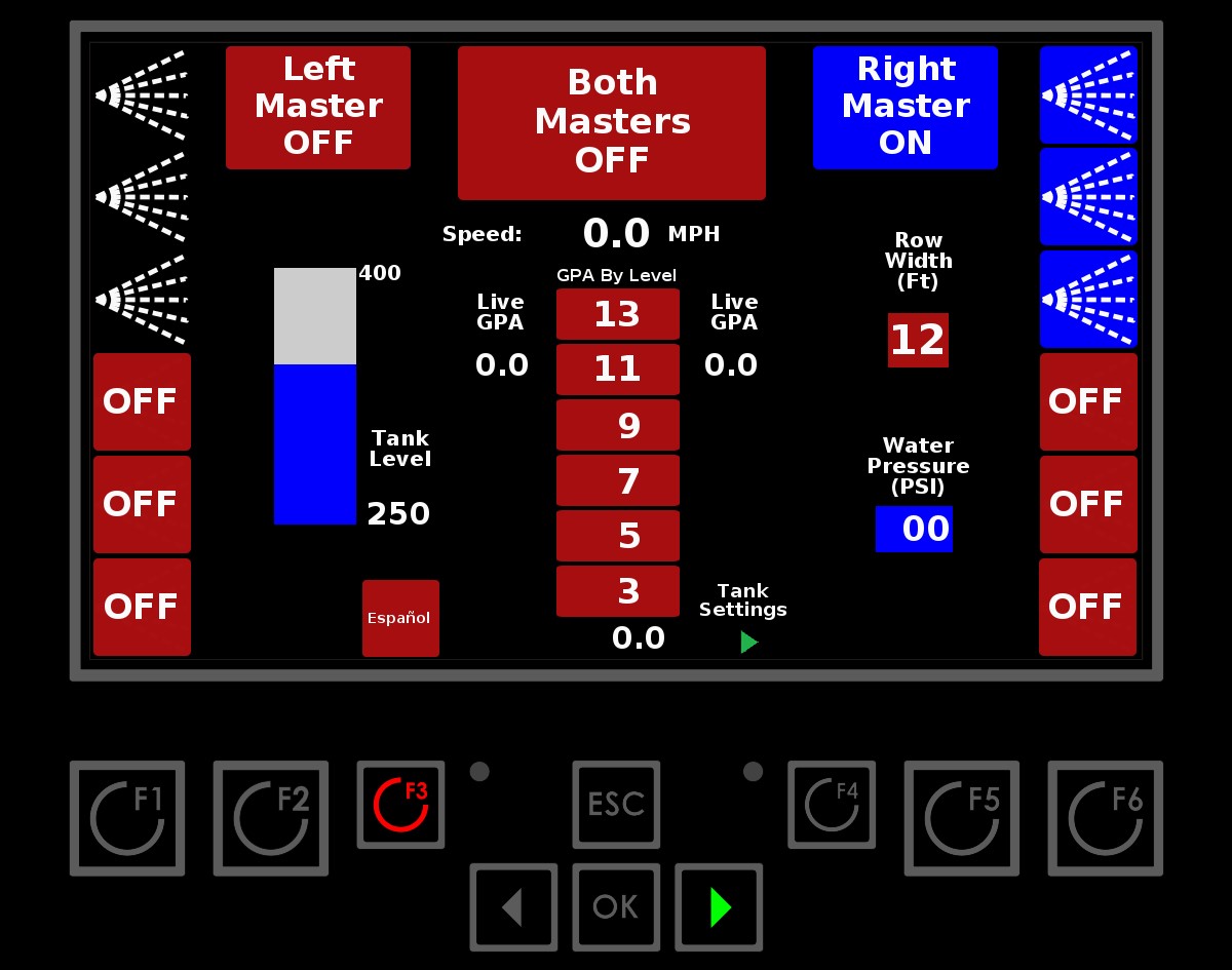 HYDROS Orchard Sprayer Control System